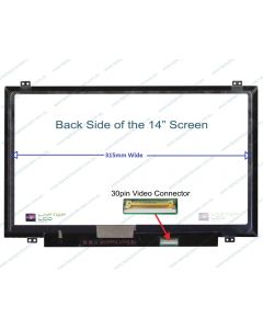 BOE NV140FHM-N62 Replacement Laptop LCD Screen Panel (315mm wide)